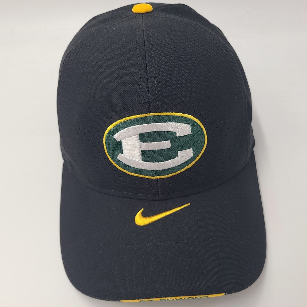 Nike Hat Fitted (Seems M-L) Black Classic99 Dri-Fit St Edward High School Eagles